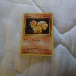 Vulpix Pokemon Card