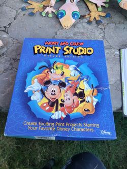 Mickey and Crew Print Studio Deluxe Edition