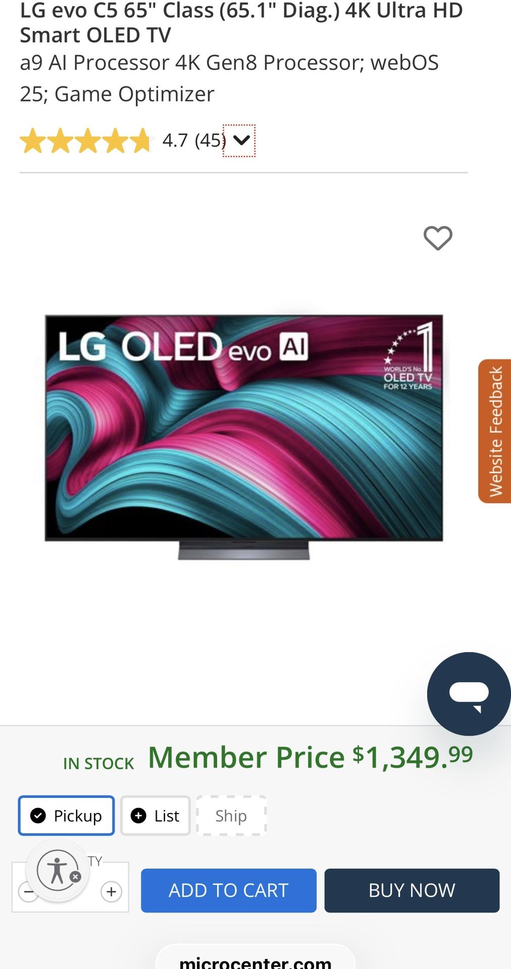 LG OLED EVO