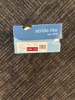 Stride Rite Elliot White Toddler Shoes Size 5.5W