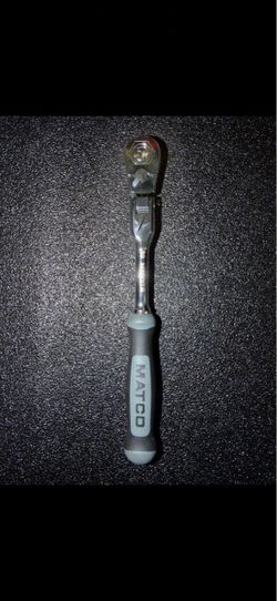 Matco 1/4” Drive 7” Ratchet – Chrome with Shadow Gray Handle