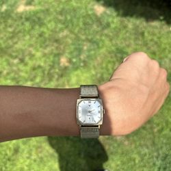Vintage Wittnauer Watch – 10K RGP Bezel, Manual Wind, 1970s