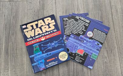 Star Wars Blueprints Rebel Edition DK Hardcover Complete With 5 Poster Plans