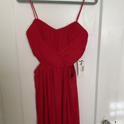 Stepping Out Red  Cocktail/Party Dress,  Size  L, New With Tags