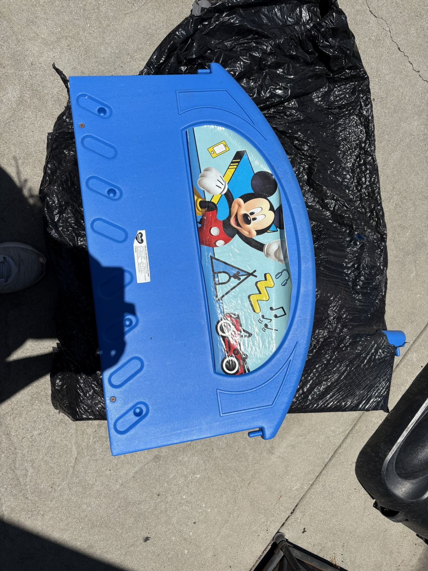 Mickey Mouse Toddler Bed With Mattress