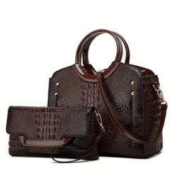 2pcs Retro Women's Purse Set - 