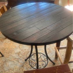  Table With Two Stools 