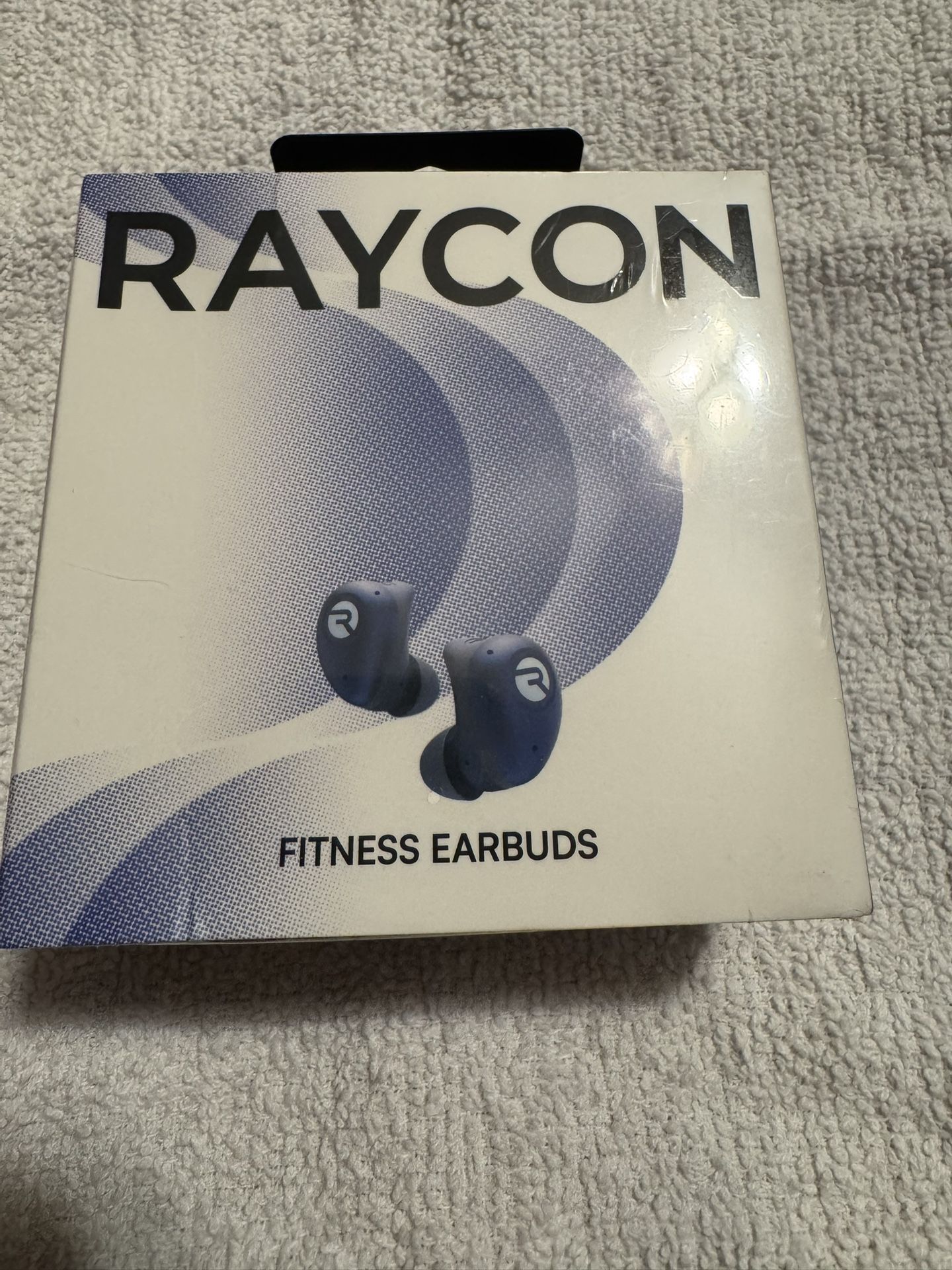 Raycon Fitness Bluetooth True Wireless Earbuds with Built in Mic 56 Hours of Battery, IPX7 Waterproof, Active Noise Cancellation. Blue . New sealed I