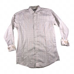 Bogari floral plaid long sleeve button up shirt