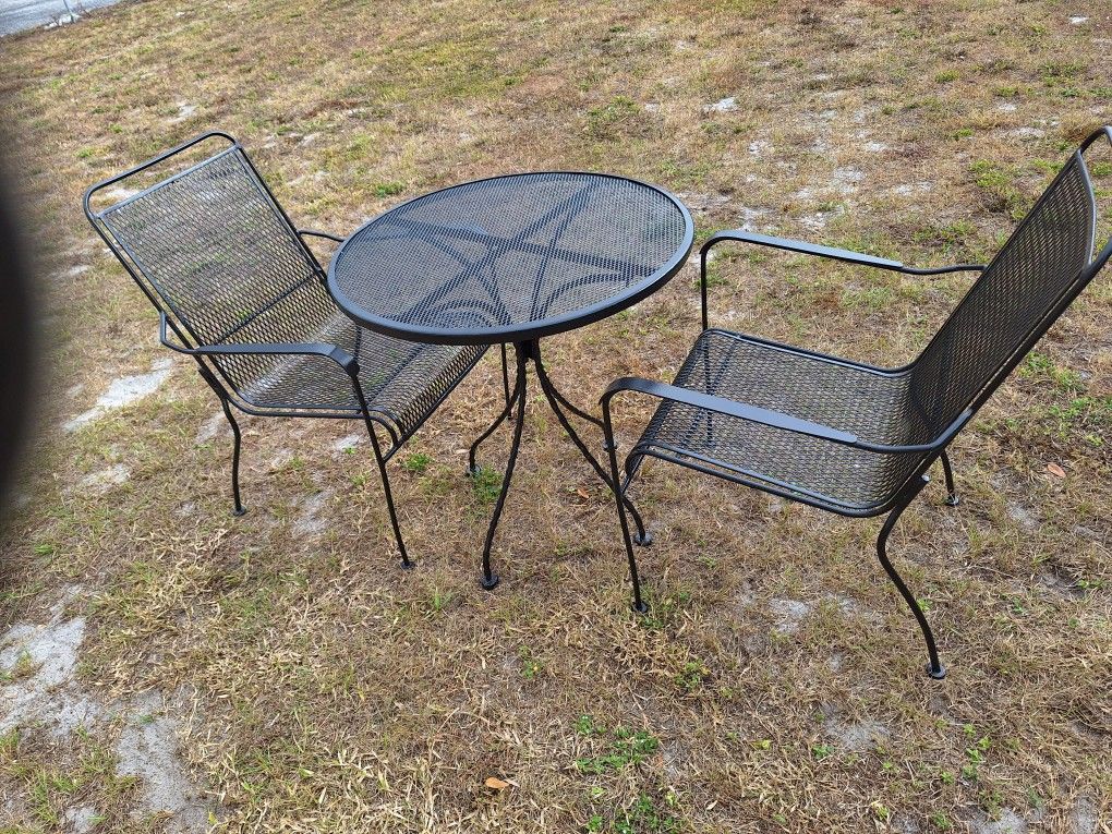 Table And Two Chairs 