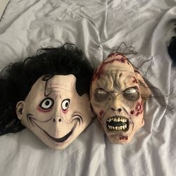 Halloween Masks - Momo & Zombie