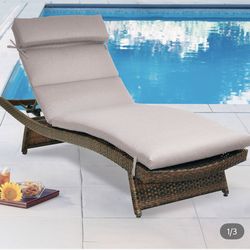 Peak Season Outdoor Chaise Cushion,