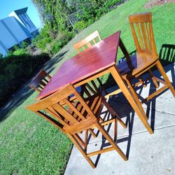 Dinning Table Chairs Solid Wood Table Chairs For Sale 350.00 
