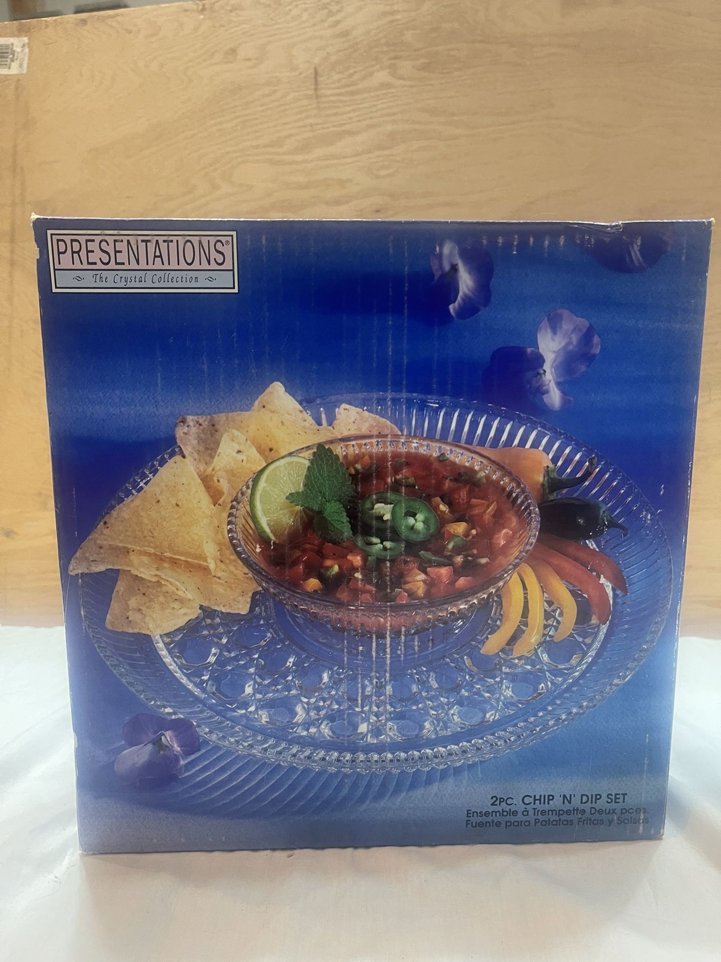 Presentations Crystal Chip 'N' Dip Set
