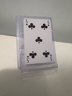 1pc Playing Card, 5 of Clubs
