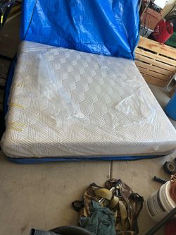 King size copper infused mattress & Adjustable frame
