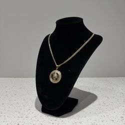 Diamond San Judas pendant