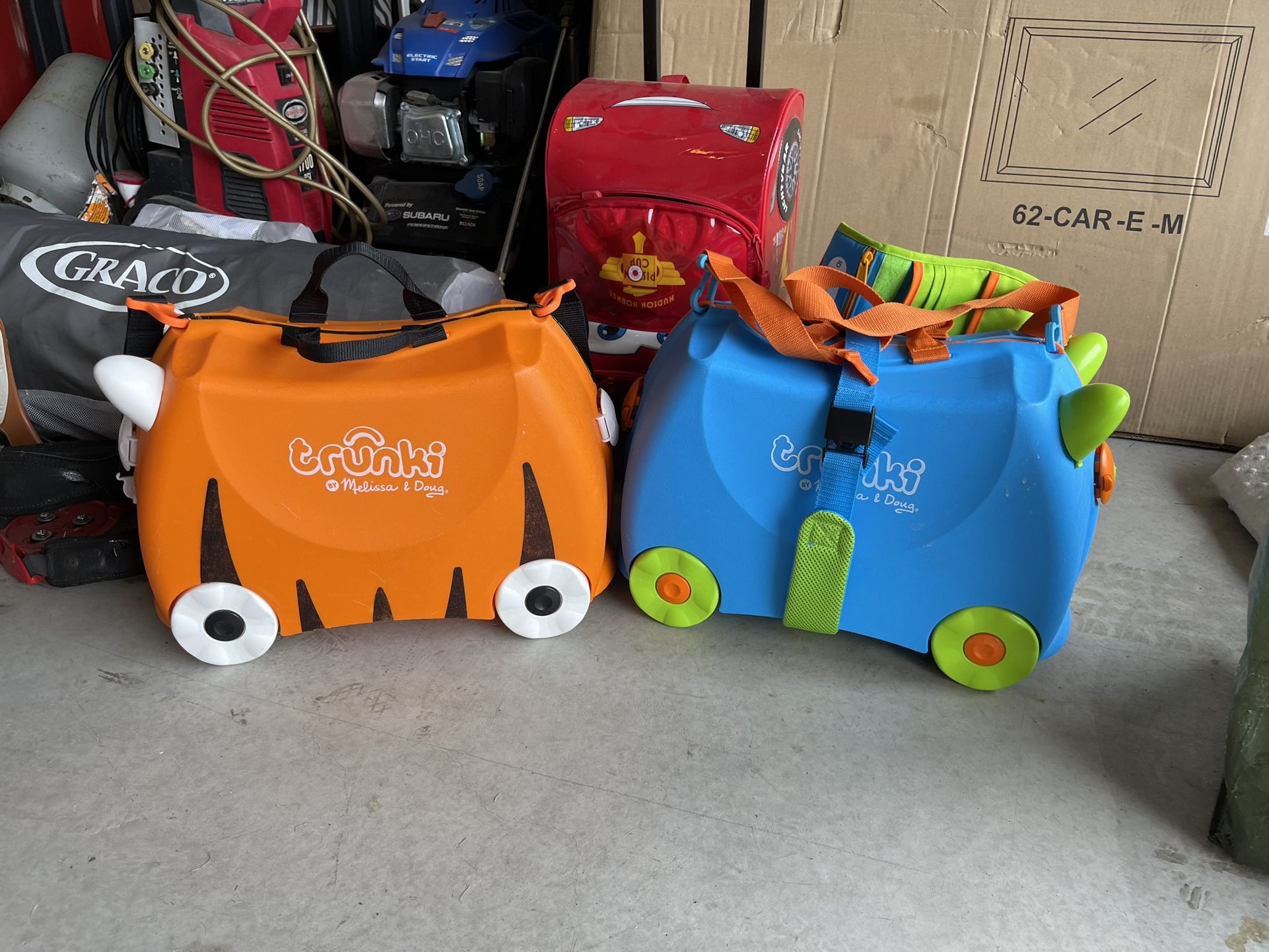 Trunki By Melissa And Doug Rose On suitcases