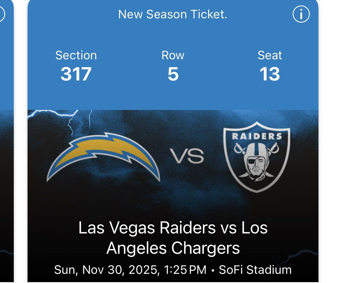Chargers Vs Raiders 