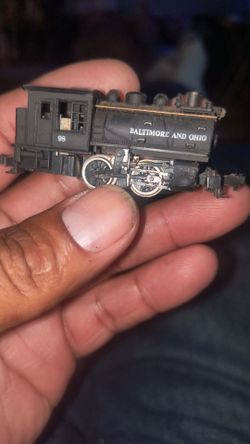 Miniature train pieces
