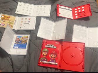 Nintendo Game Cases Lot – Wii and 3DS