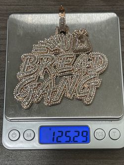 10k - 125 gram Rose Gold “Bread Gang” Pendant