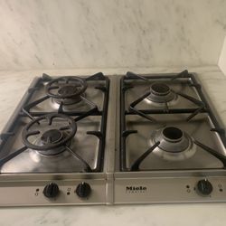 Miele 24 Inch Gas Cooktop Working Unit 