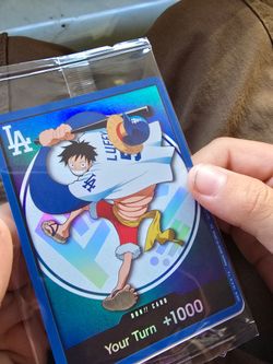 One piece x dodgers DON card