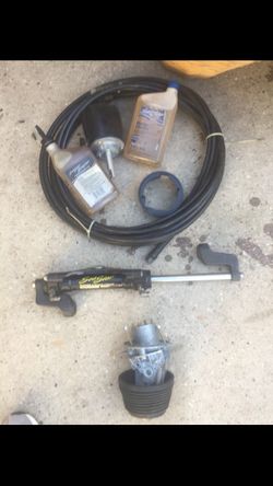 Hydraulic steering system boat