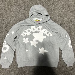 Grey Sp5der hoodie