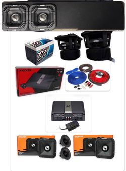 NEW POWERFUL BASS AND VOICE PACKAGE KICKER AUDIO INSTALLED FIT CHEVY SILVERADO GMC SIERRA CREW CABS