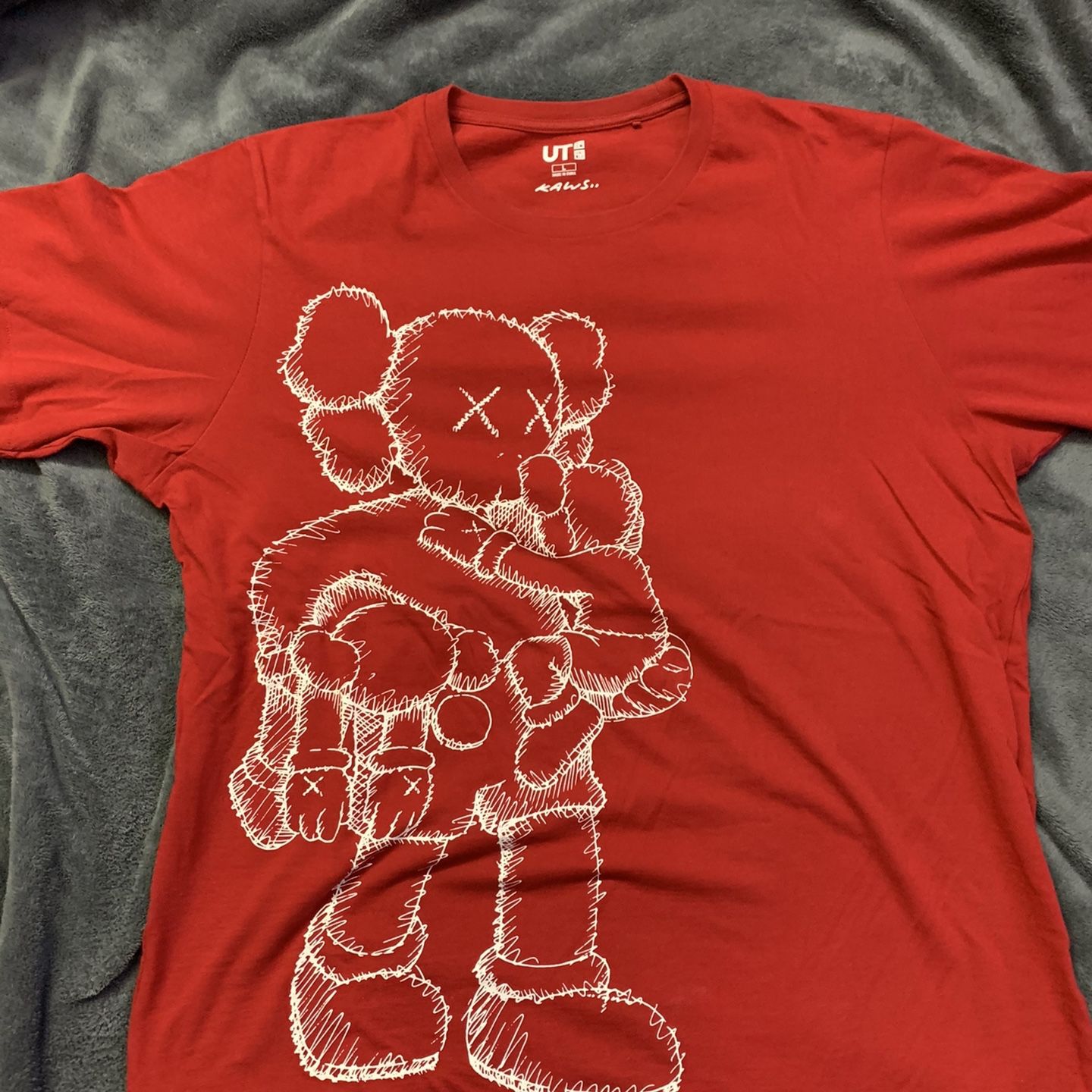 KAWS x Uniqlo Clean Slate Tee Red