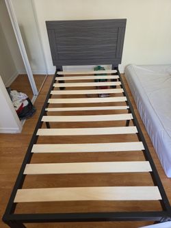 Twin XL Bed Frame with Headboard