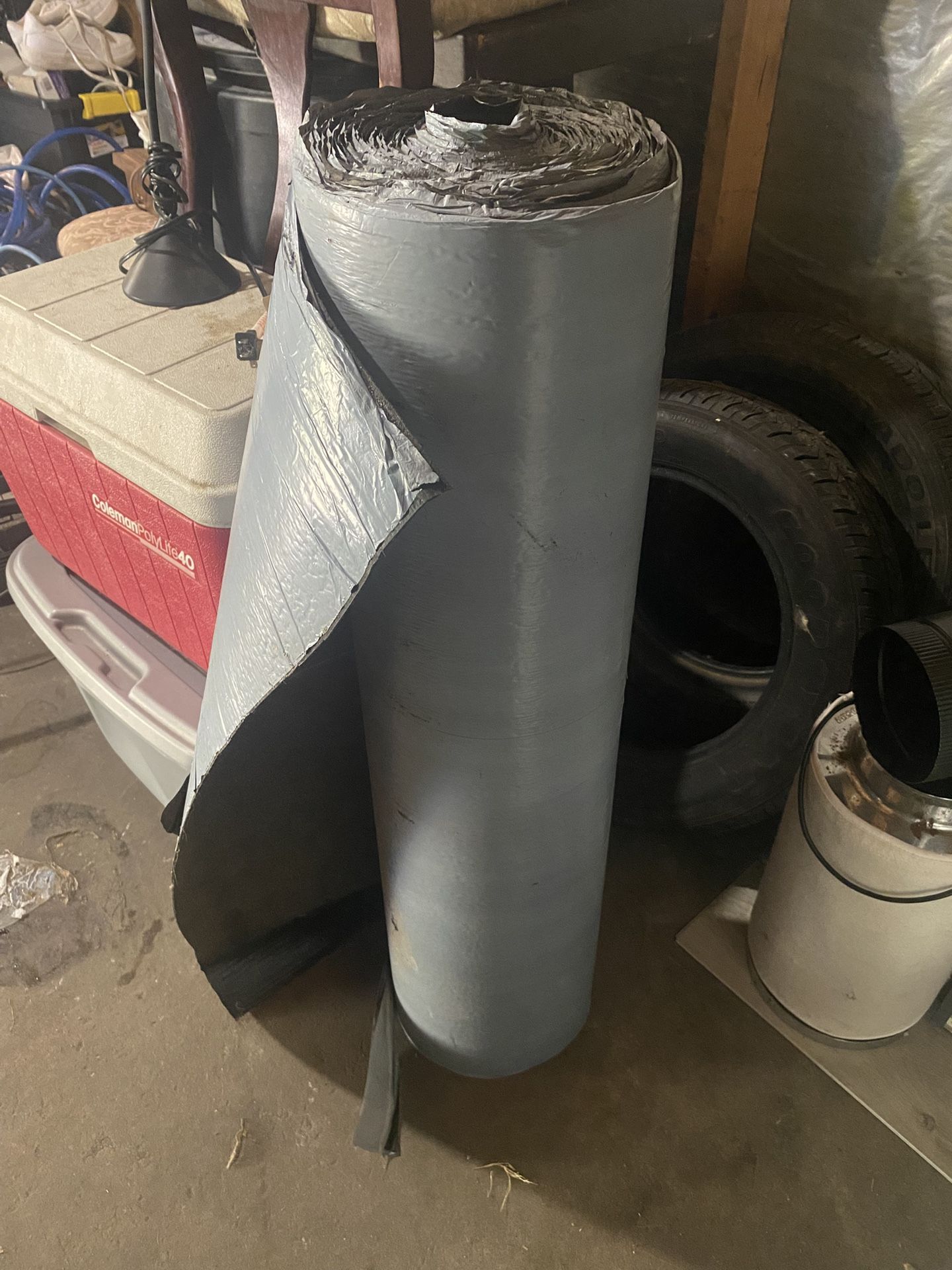 Roll Of Roofing under Layment