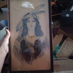Original Watercolor Painting From 1907