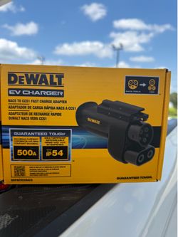 DEWALT NACS to CCS1 EV Fast Charge Adapter - 500A (New in Box)