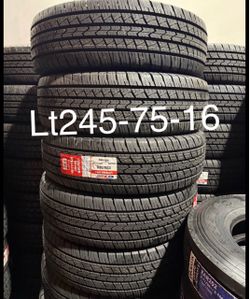 4 new lt245-75-16 10ply