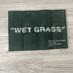 ✨New “Wet Grass” IKEA Virgil Abloh rug (15” x23”)