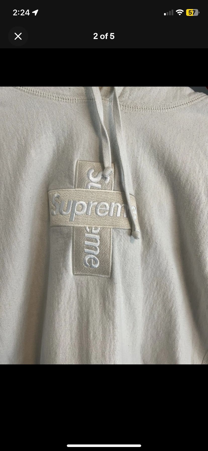 Supreme Cross box logo Medium 