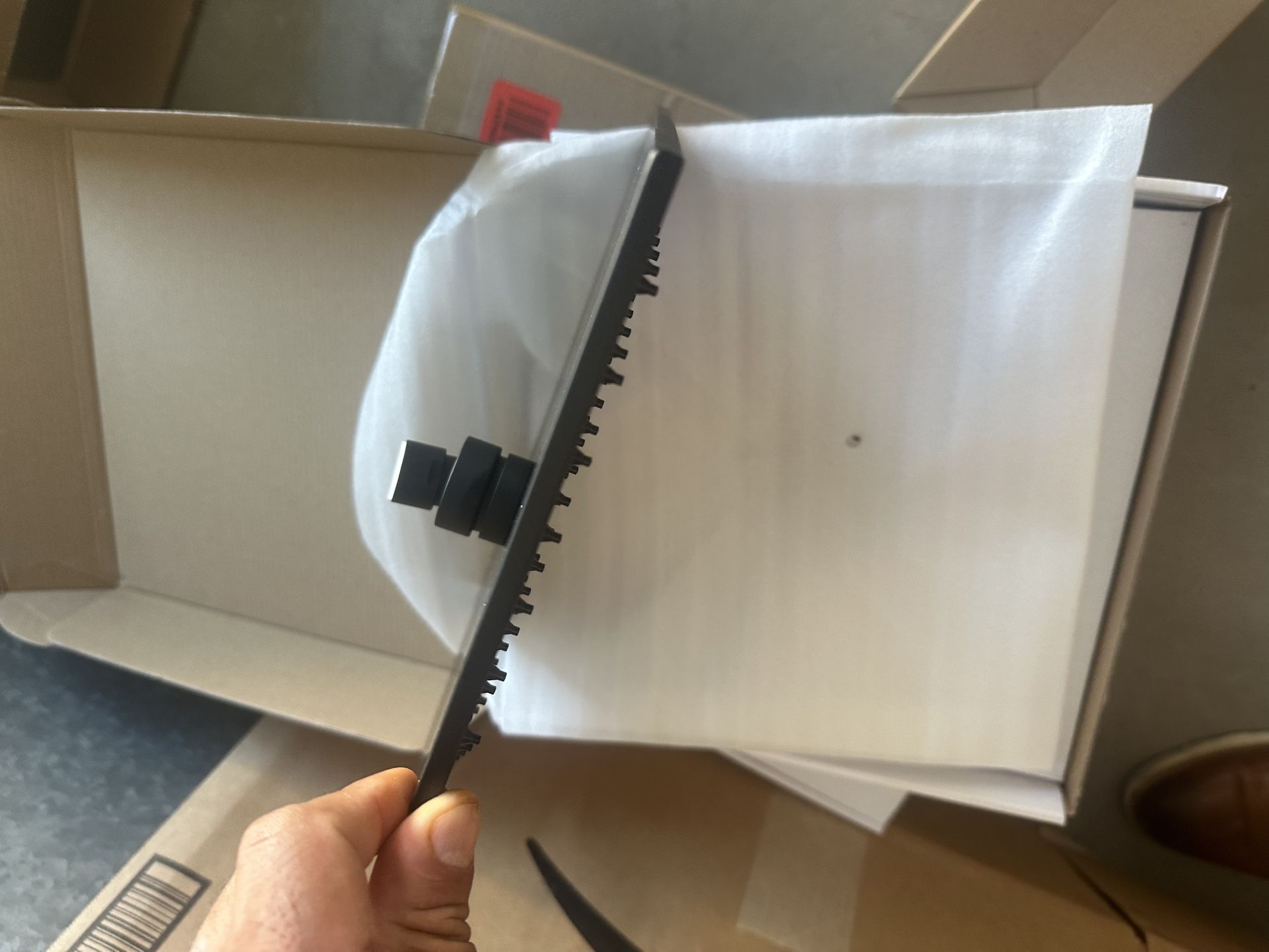 AQUAIAW Square-Fix-12 inch Matte Black Shower Head