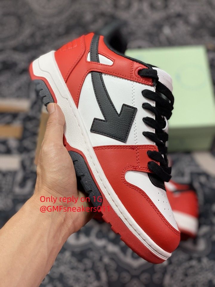Off-Whiteâ„¢ co Virgil Abloh Out Of Office Low-top Leather SneakersOOO 12