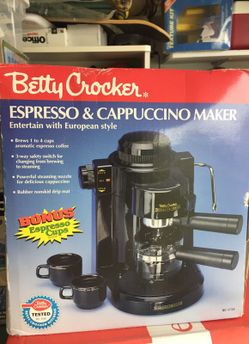 Betty Crocker Espresso and cappuccino maker