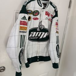 Chase Authentics Dale Earnhardt Jr. #88 AMP Energy National Guard NASCAR Racing Jacket M