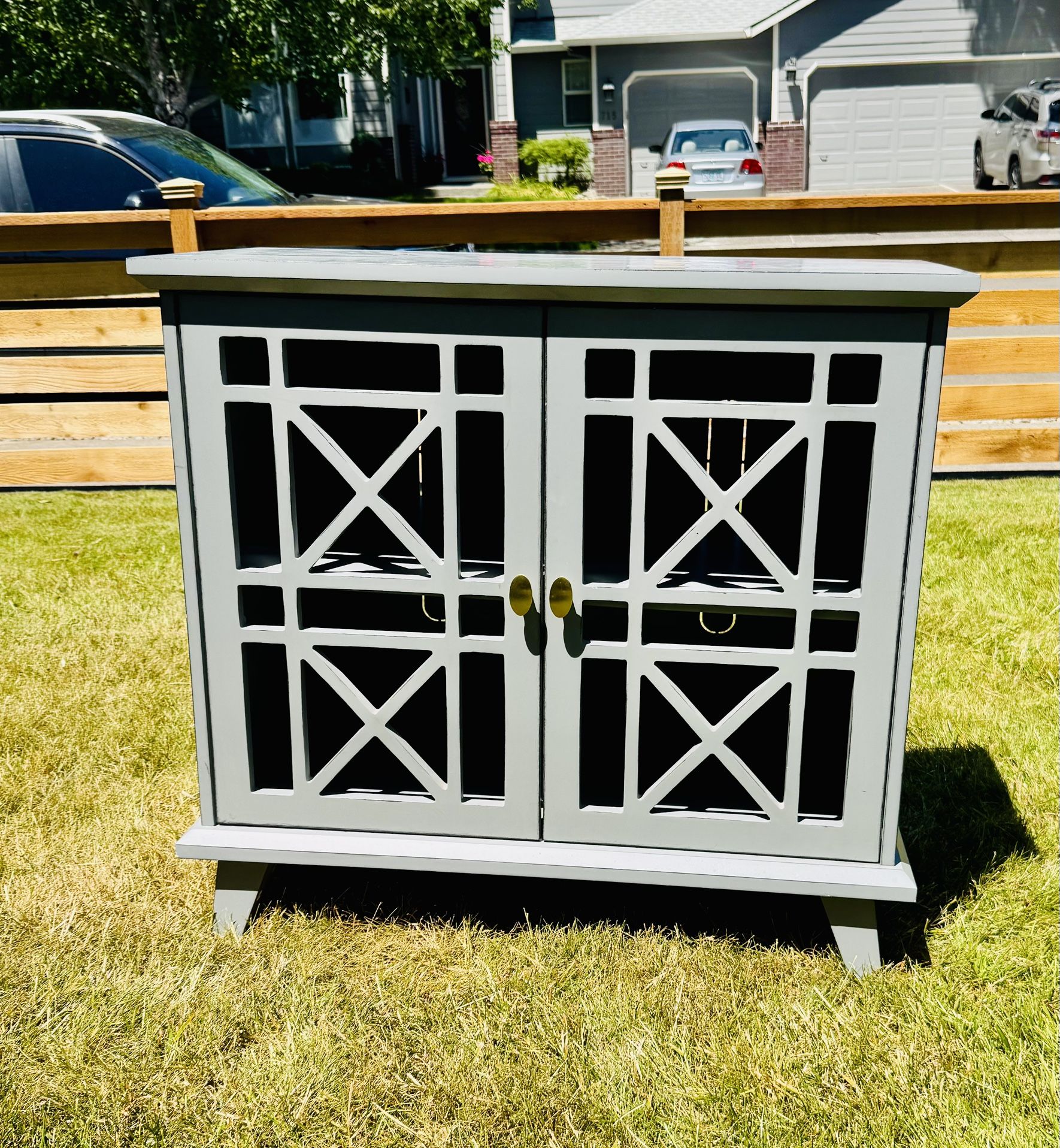 Grey Console Table