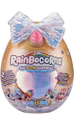Rainbocorns Giant Big Bow Surprise Mystery Egg (Includes 25+ Surprises!) by Zuru