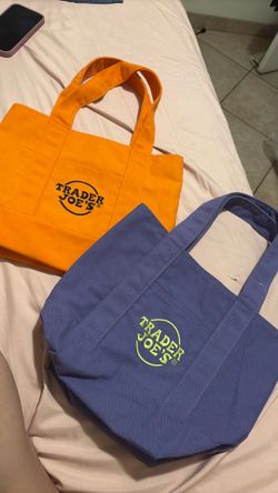 mini trader joe totes 25$ for both