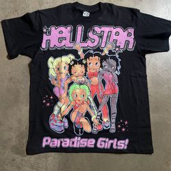 BLACK HELLSTAR TEE