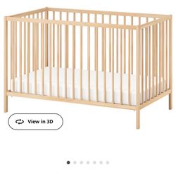 IKEA Sniglar Crib With Mattress