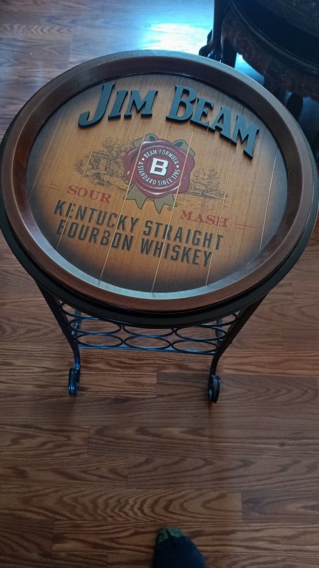 Jim Beam Wine Table/Rack