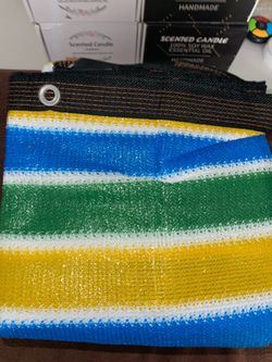 Multicolor Shade Net with Grommets